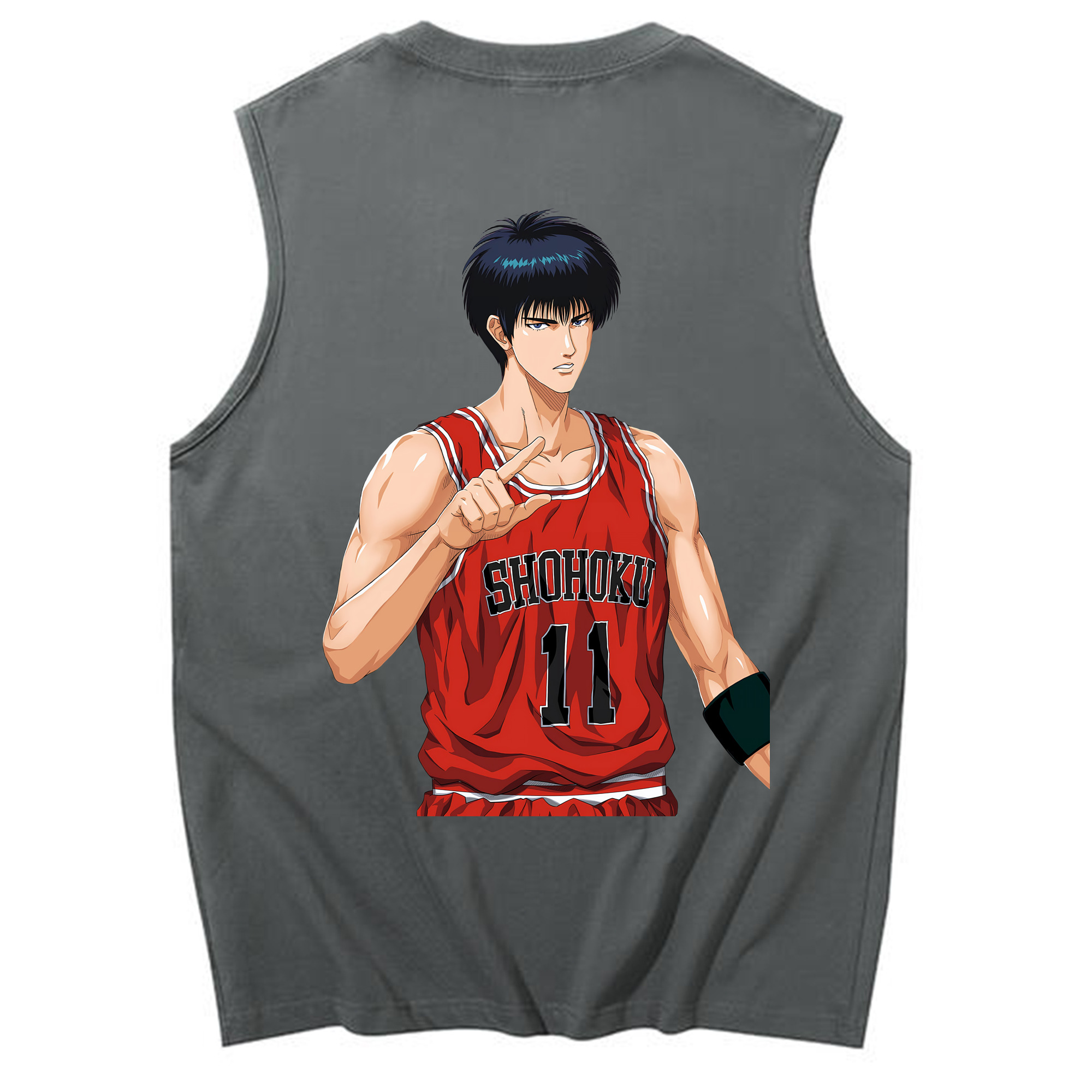 （画像用） SLAM DUNK／スラムダンク コットン100％タンクトップ（背面プリント）